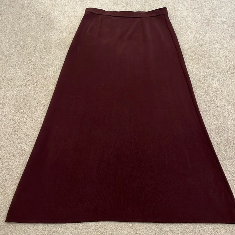 Brown midi skirt Peruvian Connection size M very good condition.